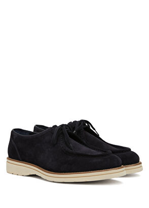 Beymen Club Navy Blue Men's Leather Shoes - 7