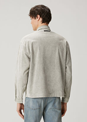 7 For All Mankind Cream Denim Shirt - 4