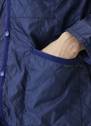 Lavenham Blue Quilted Coat - 6