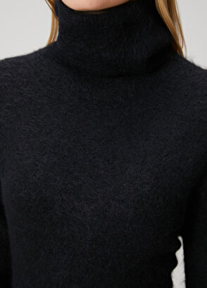 Beymen Club Siyah Yün Kazak - 5