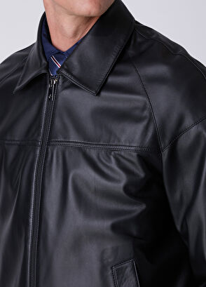 Beymen Club Black Leather Jacket - 7