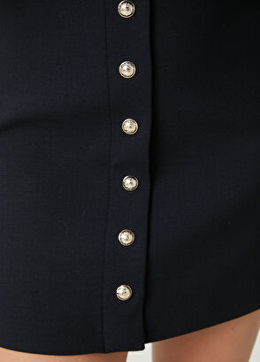 Beymen Club Lacivert Mini Etek - 6