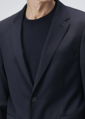 Beymen Collection Drop 7 Lacivert Yün Blazer Ceket - 7