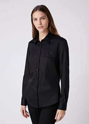 Beymen Club Slim Fit Non-Iron Siyah Gömlek - 5