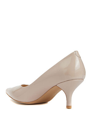Beymen Club Bej Deri Topuklu Ayakkabı - 3