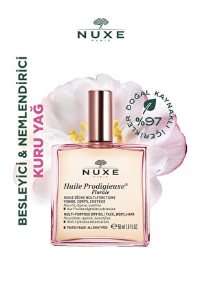 Nuxe Floral Dry Oil for Face, Body and Hair 50 ml + Body Massage Brush - 3