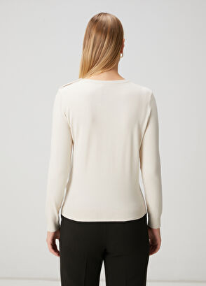 Beymen Club Ekru Basic Kazak - 5