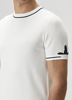 Beymen Club Off-White Short-Sleeved Sweater - 8