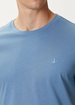 Beymen Club Blue Basic T-Shirt - 5