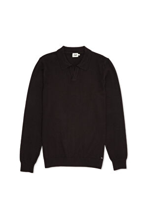 Beymen Club Siyah Polo Yaka Triko - 8