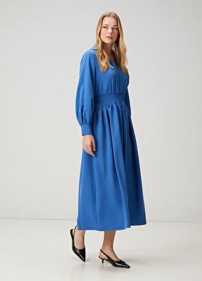 Beymen Club Blue Midi Dress - 4
