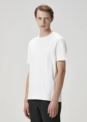 Beymen Club Off-White Logo Detailed Jersey T-Shirt - 4