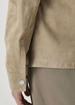 Academia Beige Suede Jacket - 8
