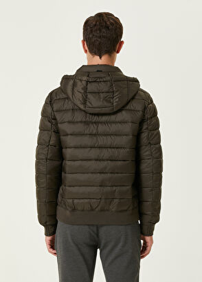 Beymen Club Haki Kapüşonlu Puff Mont - 5