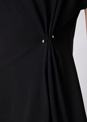 Beymen Club Black Brooch Detailed T-Shirt - 7
