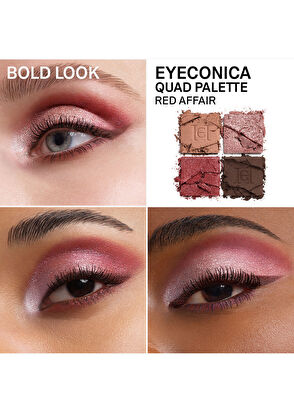 Carolina Herrera Eyeconica Eyeshadow Quad - Harmony Red Affair - 10
