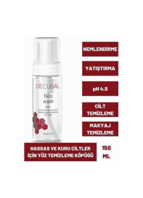 Decubal Basic Repair Onarıcı Yüz Kremi 100 ml + Face Wash Yüz Yıkama Jeli  150 ml + Roll On 50 ml Cilt Bakım Seti - 5