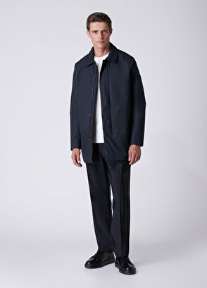 Beymen Club Navy Blue Thin Padded Coat - 3