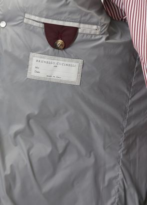 Brunello Cucinelli Burgundy Hooded Puff Vest - 8
