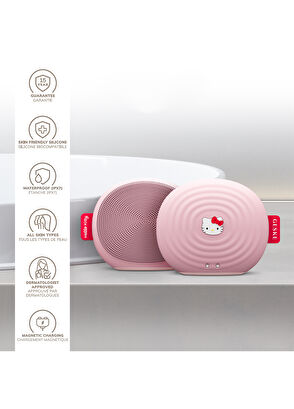 Geske Sonic Facial Brush Pembe 4'ü 1 Arada Yüz Fırçası Cilt Temizleme Cihazı - 5