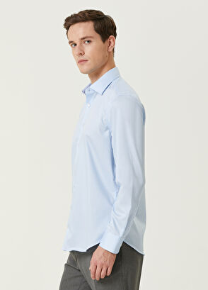 Beymen Club Slim Fit Mavi Normal Yaka Gömlek - 3