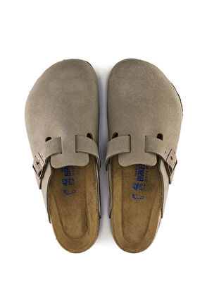 Boston Bej Erkek Süet Terlik - Görsel 5