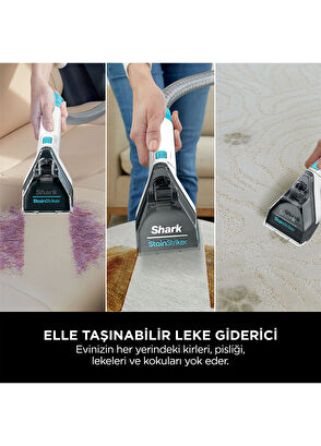 Shark StainStriker Pet Başlıklı Leke Çıkarma ve Koltuk Yıkama Makinesi - 5