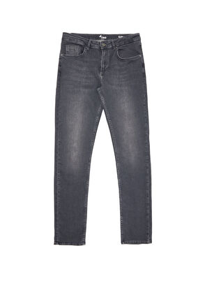 Beymen Club Slim Fit Gri Jean Pantolon - 6