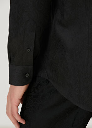 Etro Siyah Etnik Desenli Gömlek - 6