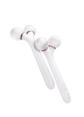 Geske Sonic Facial Body Roller Beyaz Titreşimli Yüz Şekillendirici ve Vücut Bakım Roller Cihazı - 3