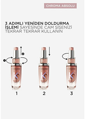 Kerastase Chroma Absolu L'Huile Chroma Eclat Yedek Şişe Saç Yağı 75 ml - 5