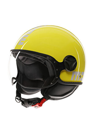 Momo Design Fgtr Classic Candy Yellow White Outdoor Motorcycle Helmet - 5