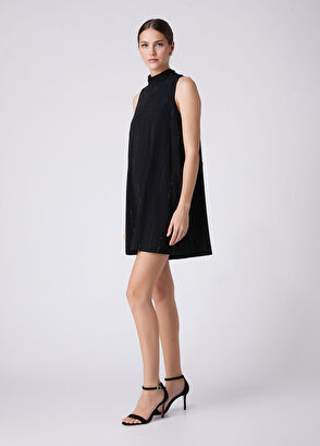 Beymen Club Black Mini Evening Dress - 5