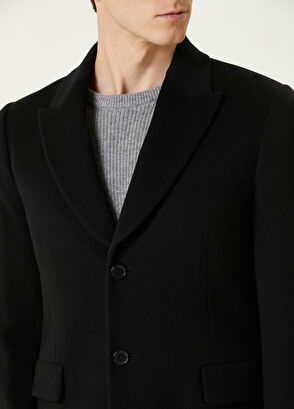 Paul Smith Siyah Yün Palto - 5