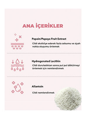 Cell Fusion C Papaya Özlü Granül Enzim Peeling Toz Temizleyici 50 gr - 6