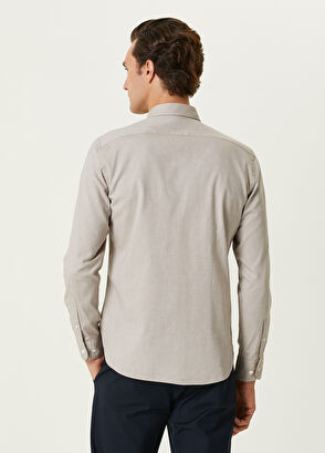 Beymen Club Slim Fit Vizon Oxford Gömlek - 5