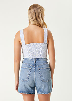 Beymen Club Blue Wrap Detailed Blouse - 7