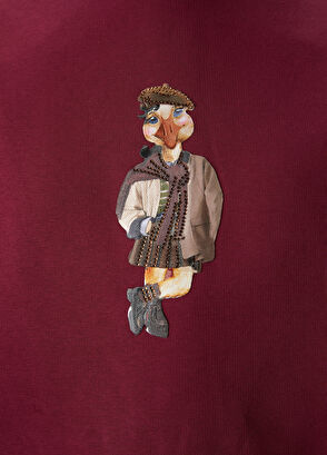 Beymen Club Bordo Ördek Nakışlı Sweatshirt - 6