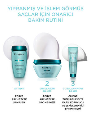 Kerastase Resistance Bain Force Architecte Yıpranmış Saçlar İçin Onarıcı Şampuan 250 ml - 6