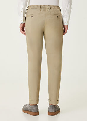 Beymen Club Dark Beige Chino Pants - 3