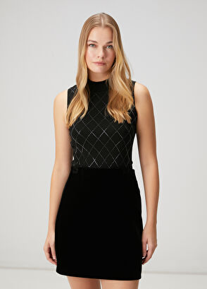 Beymen Club Siyah Taşlı Kazak - 4