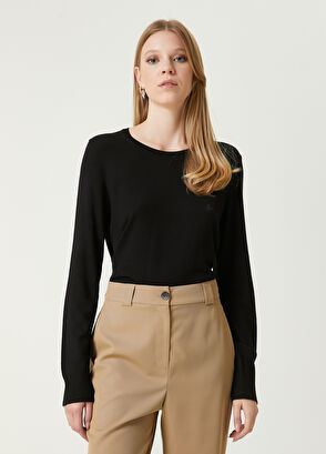 Beymen Club Black Logo Embroidered Knitwear - 4