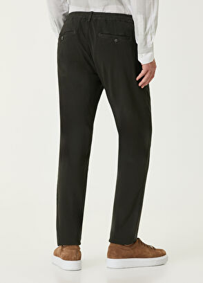 Beymen Club Haki Beli Kordonlu Diyagonal Dokulu Pantolon - 3