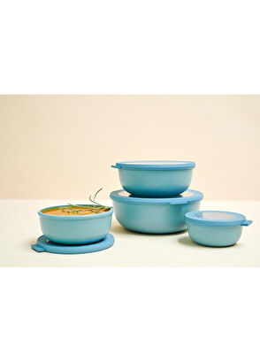 Mepal Multi Bowl Cirqula Round Kırmızı Yemek Kabı 750 ml - 6