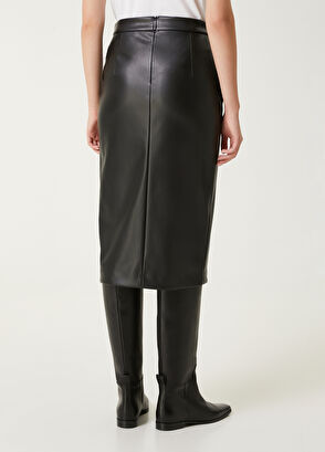 Beymen Club Black Midi Skirt - 5