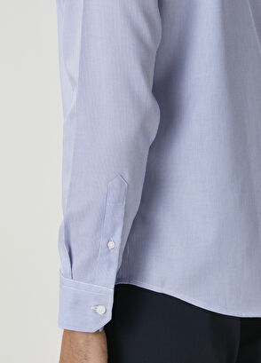 Beymen Club Comfort Fit Sax White Shirt - 6