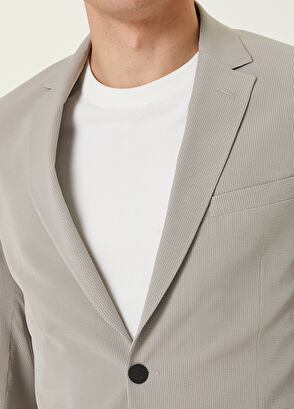 Beymen Club Slim Fit Drop 6 Bej Gofreli Takım Elbise - 6