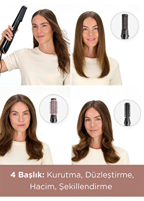 BaByliss AS126E Perfect Finish Air Blown Hair Styler Set - 7