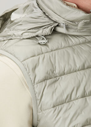 Beymen Club Light Khaki Hooded Puff Vest - 8