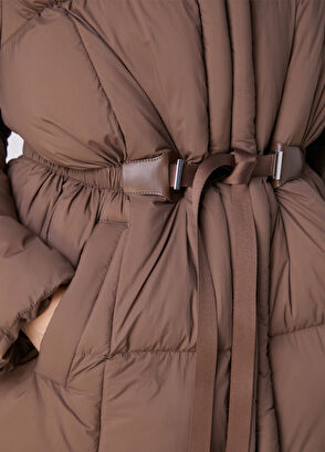 Beymen Club Brown Hooded Puffer Coat - 8
